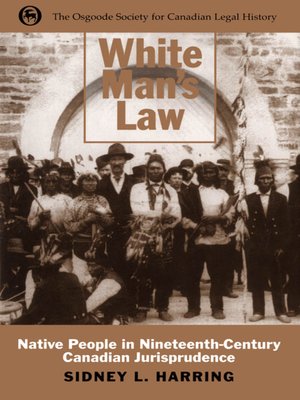 cover image of White Man's Law